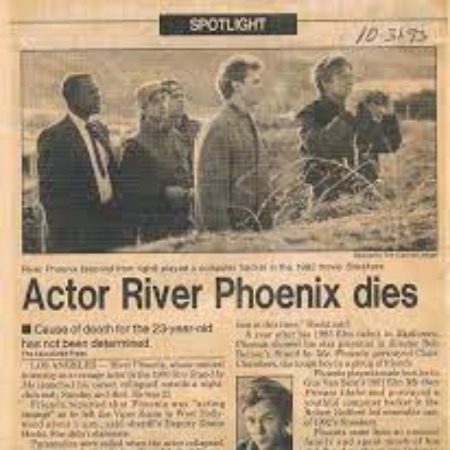 River Phoenix Obituary, he died at the age of 23.